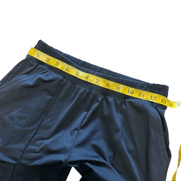 Aerie Black Elastic Waistband Pull On Wide Leg High Rise Trouser Pants Size S - Picture 9 of 12